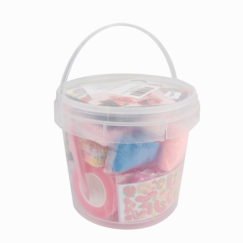 3 Rolls of Nano Tape (pink + clear + purple) + storage pail + top material kit - PEYOU Store